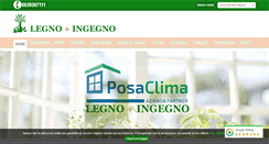 Desktop Screenshot of legnopiuingegno.it